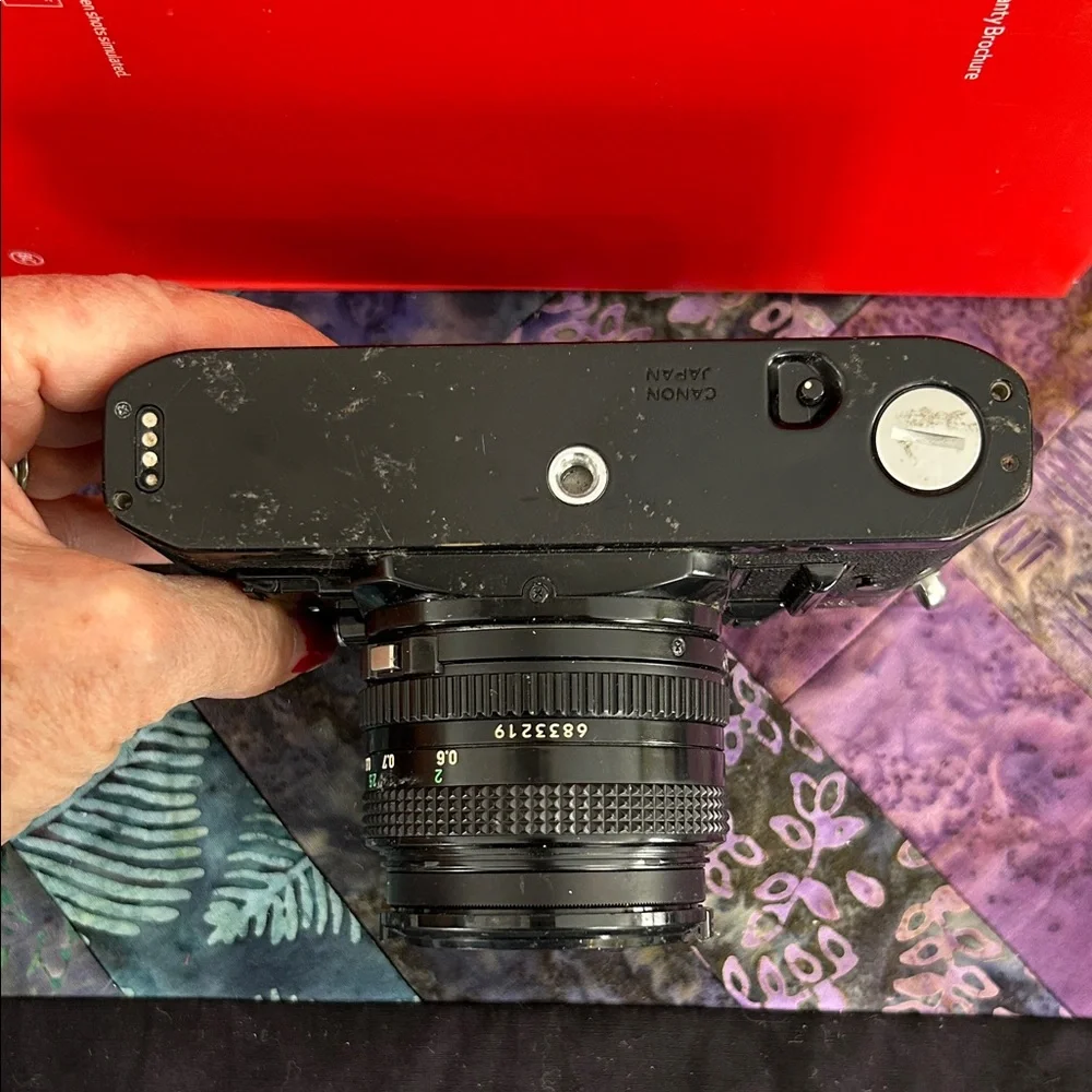 Canon A-1 Black 35mm Film Camera